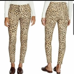 NWOT J. McLaughlin Baxter Safari Skinny Women's Jeans in Leopard Print Size 6